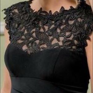 David’s Bridal Black Floor Length size 4